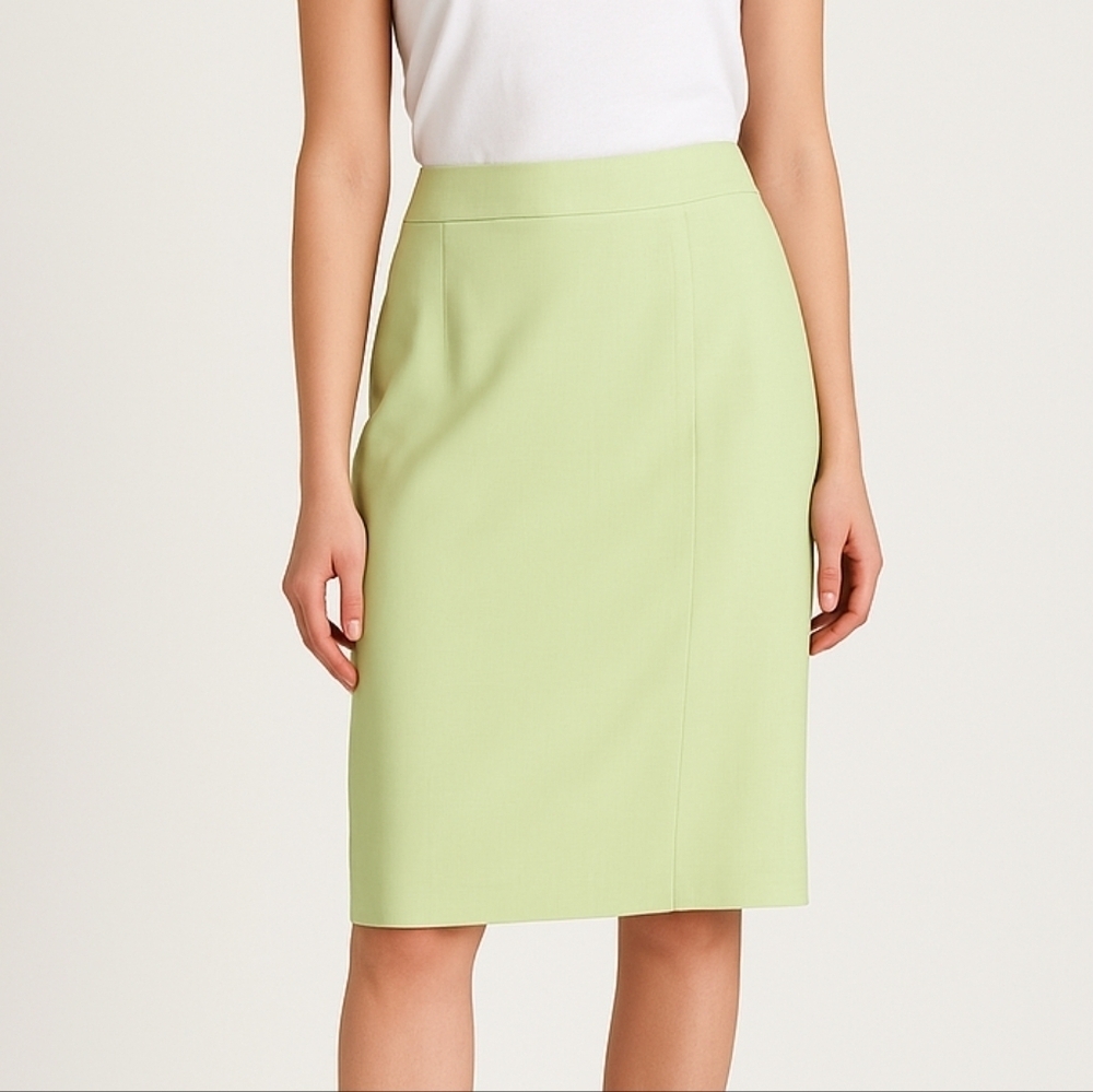 Vintage d'Oraz green pencil skirt